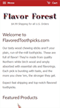 Mobile Screenshot of flavoredtoothpicks.com